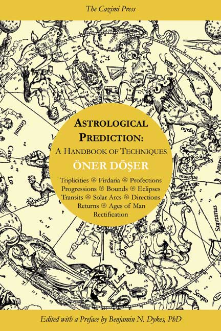 astrology, traditional astrology, medieval astrology, natal astrology, prediction, Oner Doser