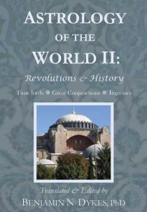 astrology, traditional astrology, medieval astrology, mundane astrology, Saturn-Jupiter conjunctions, historical astrology, Masha'allah, Abu Ma'shar, al-Rijal, Haly Abenragel